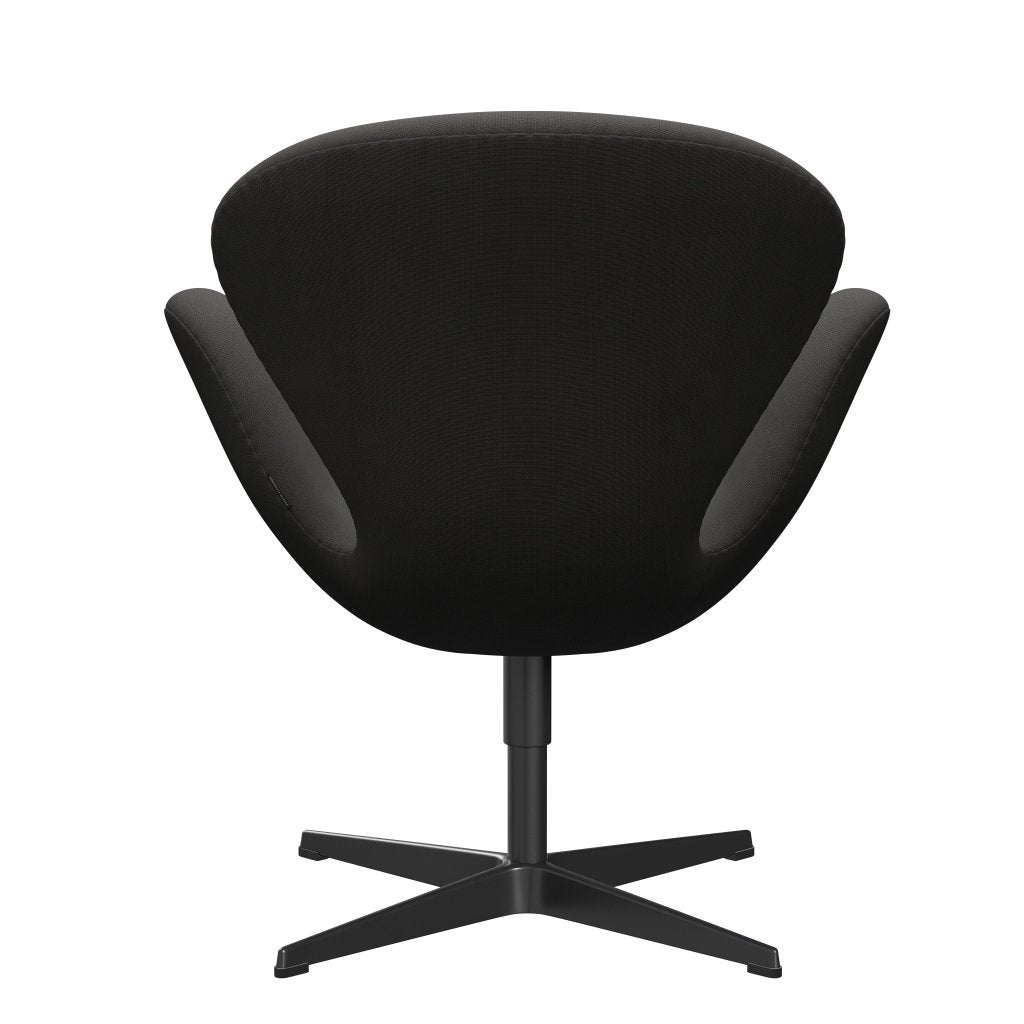 Fritz Hansen Swan Chair, Black Lackered/Fame Brown (61060)