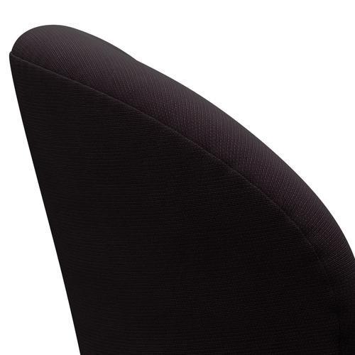 Fritz Hansen Swan -stol, svart lackerad/berömmelse Brown (61108)