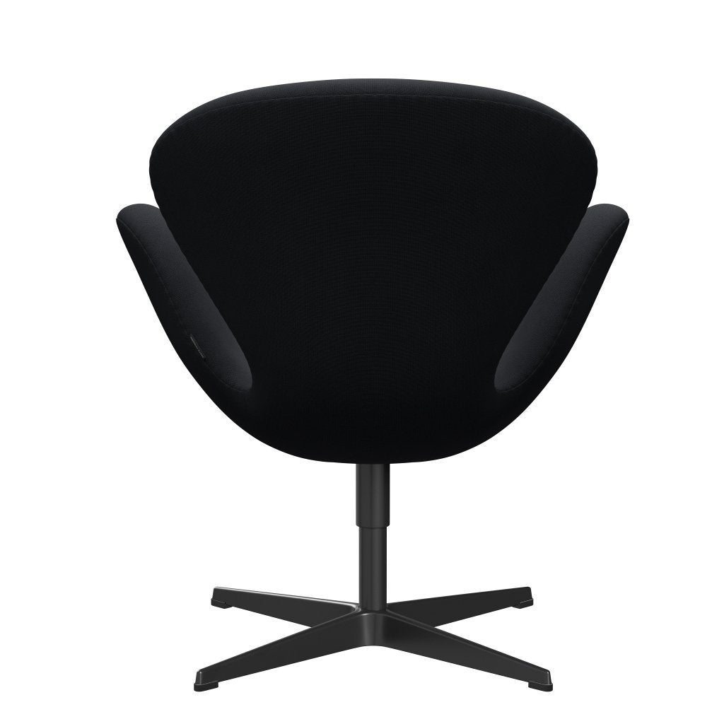 Fritz Hansen Swan -stol, svart lackerad/berömmelse grå (60019)