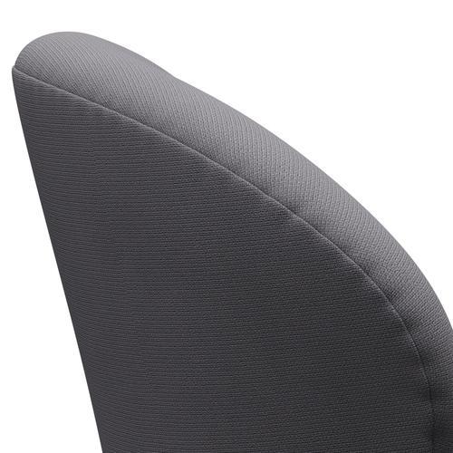 Fritz Hansen Swan -stol, svart lackerad/berömmelse grå (60078)