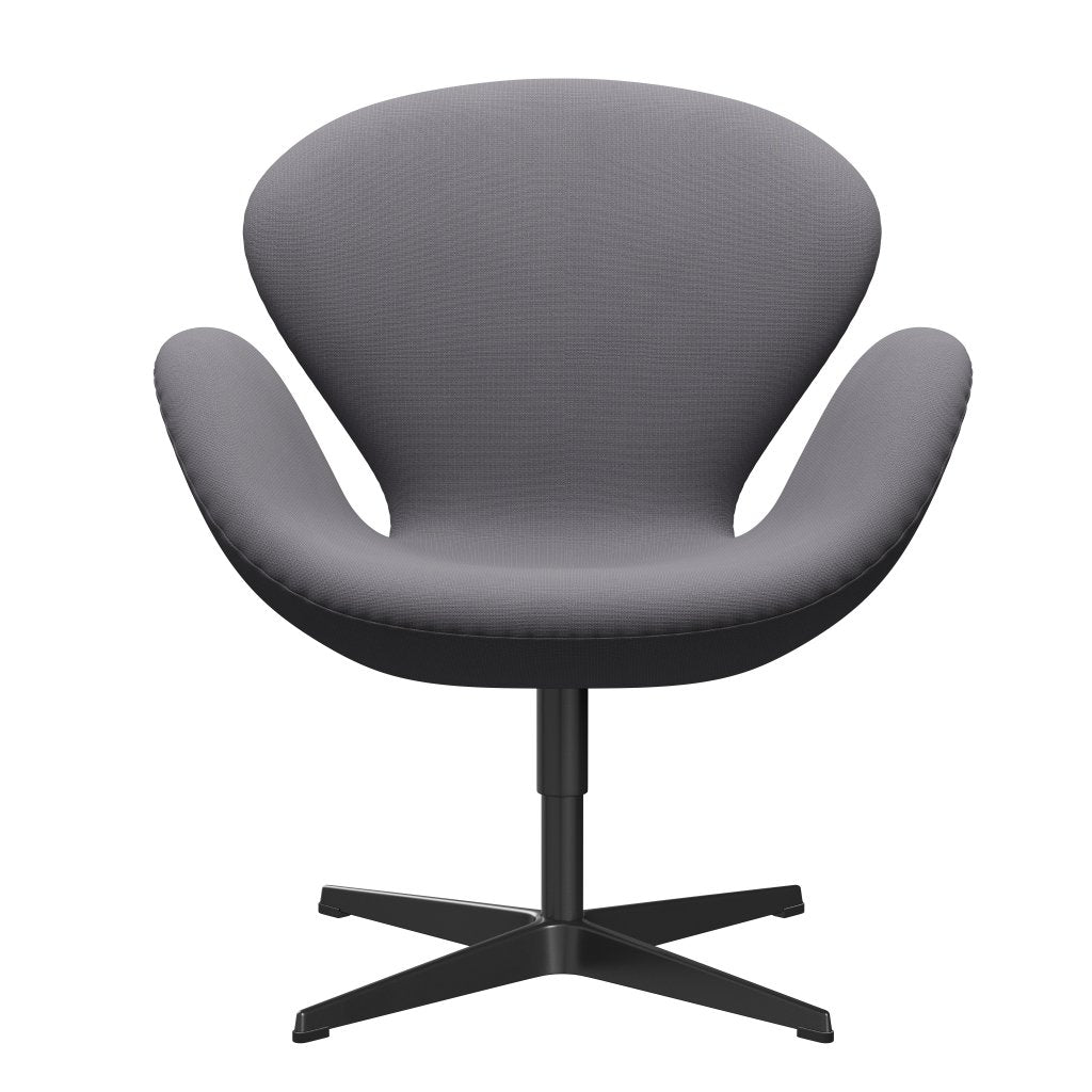 Fritz Hansen Swan -stol, svart lackerad/berömmelse grå (60078)
