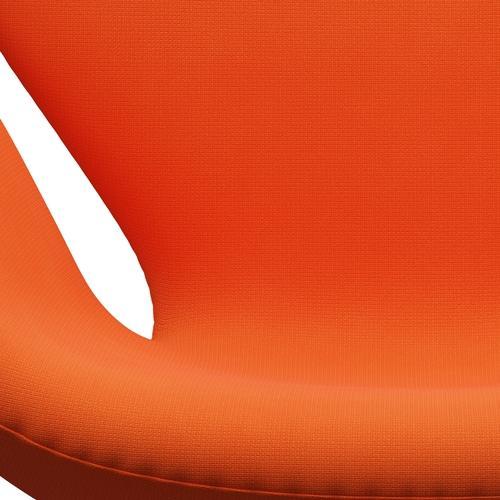 Fritz Hansen Swan -stol, svart lackerad/berömmelse orange (63016)
