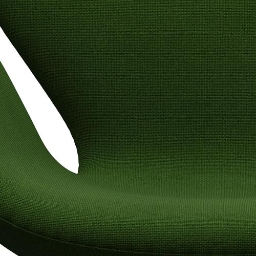 Fritz Hansen Svanstol, svart lackerad/hallingdal gräsgrön