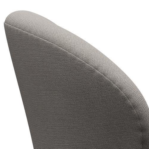 Fritz Hansen Swan -stol, svart lackerad/hallingdal ljusgrå (113)