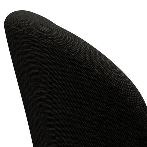 Fritz Hansen Swan -stol, svart lackerad/hallingdal svart/grå (173)