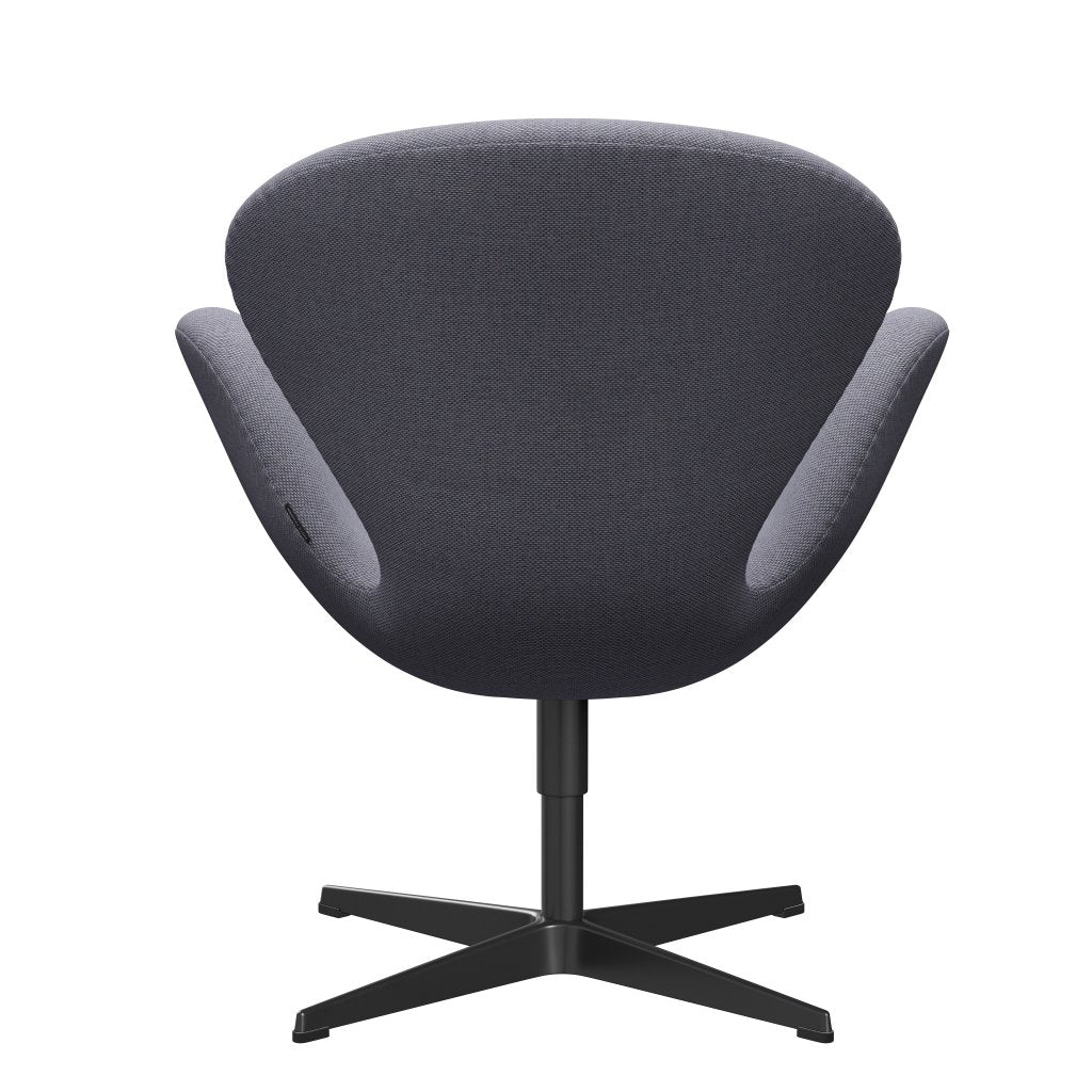 Fritz Hansen Swan-stol, svart lackerad/omskull lavendel/naturlig
