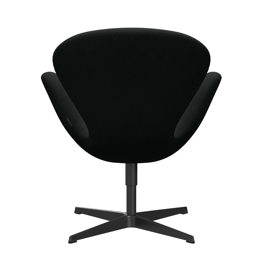 Fritz Hansen Swan -stol, svart lackerad/steelcut svart