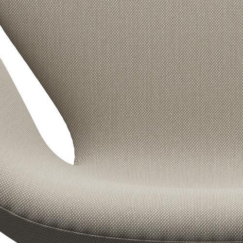 Fritz Hansen Swan -stol, svart lackerad/steelcut trio sand