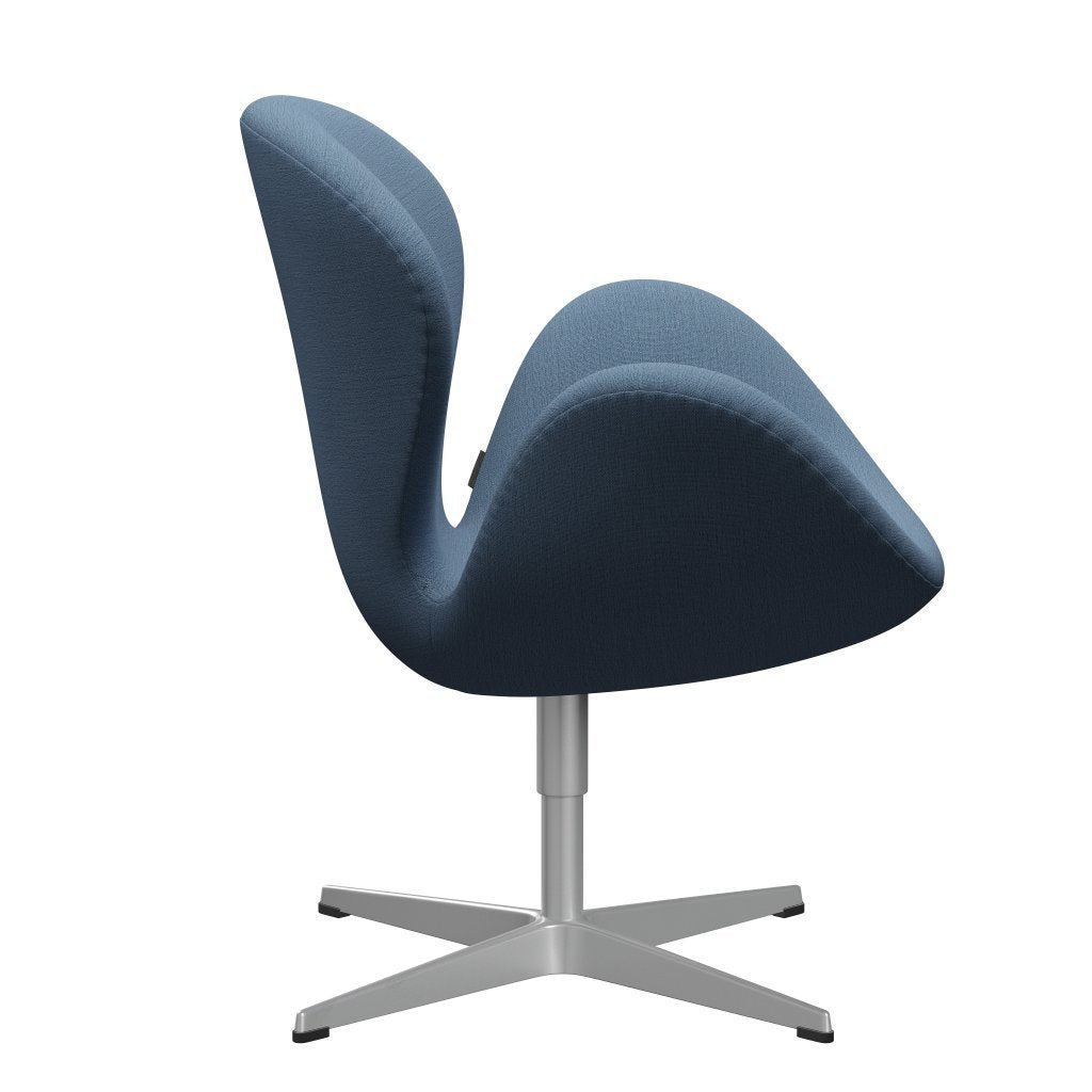 Fritz Hansen Swan Chair, Silver Grey/Christianshavn Light Blue