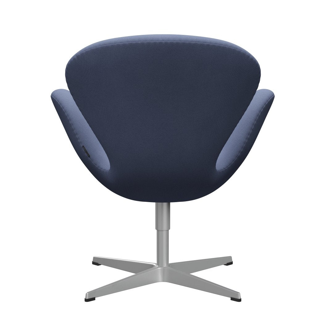 Fritz Hansen Swan Chair, Silver Grey/Christianshavn ljusblå uni
