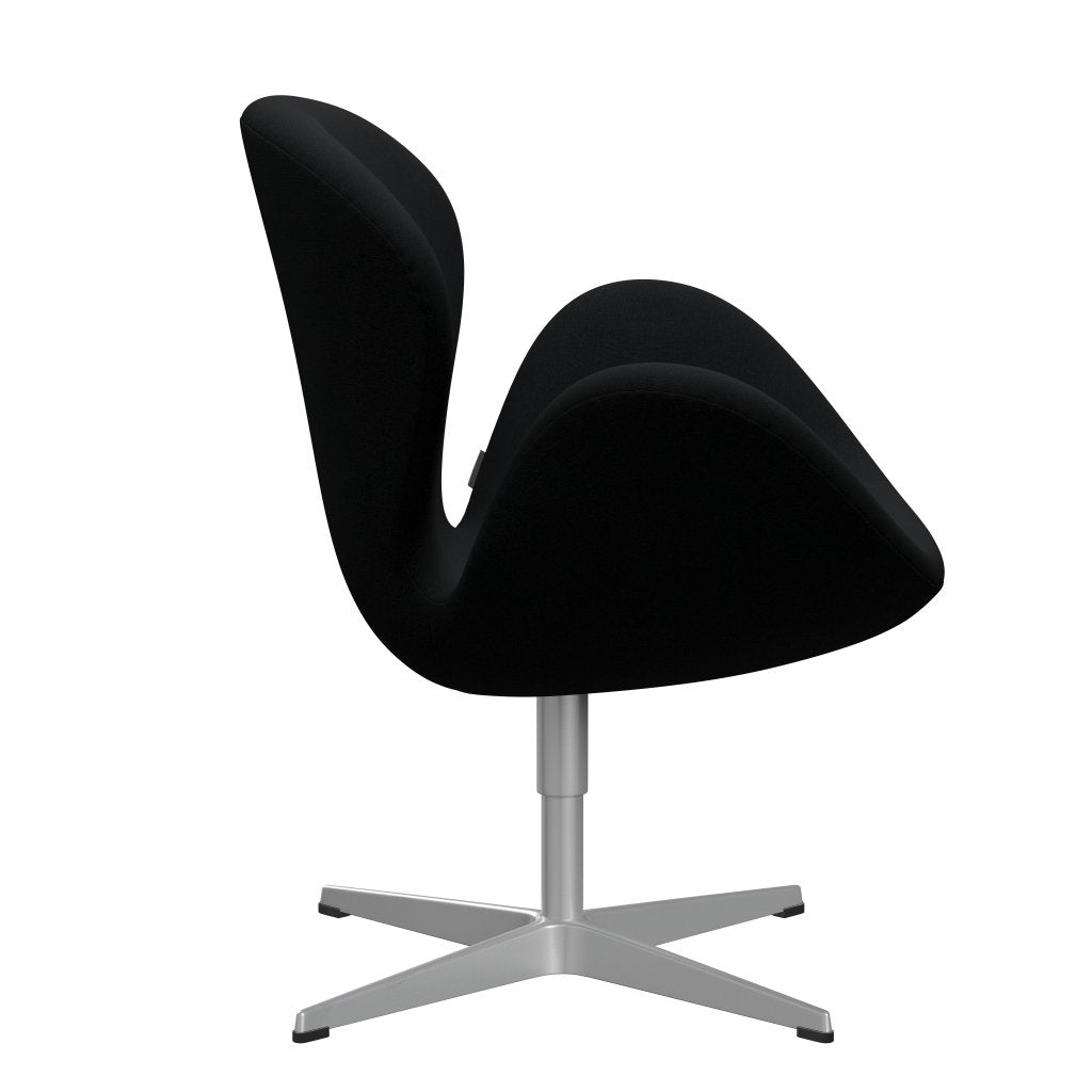 Fritz Hansen Swan Chair, Silver Grey/Christianshavn Black Uni