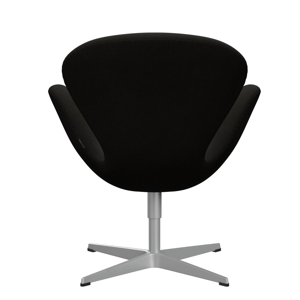 Fritz Hansen Swan Chair, Silver Grey/Comfort Black (61013)