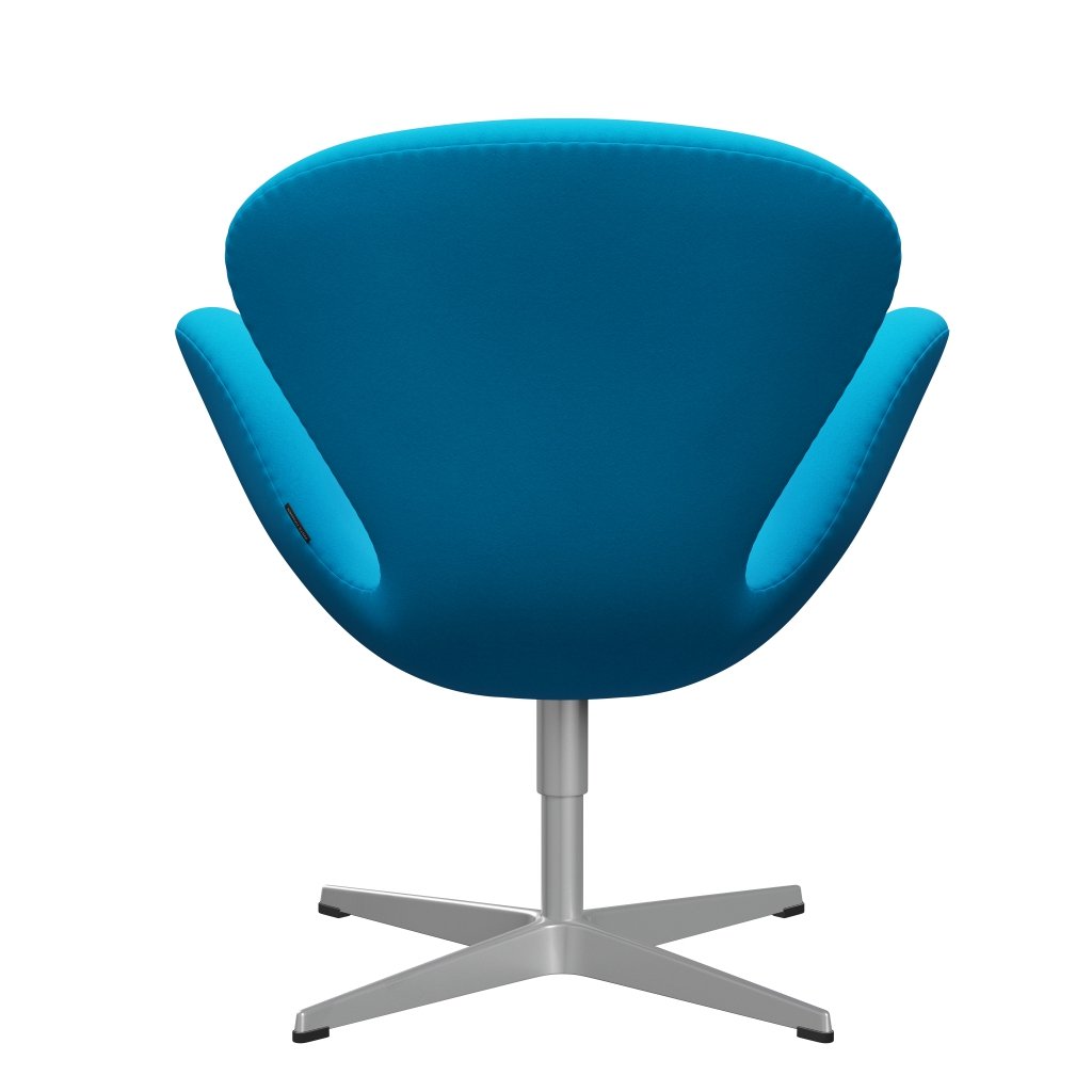 Fritz Hansen Swan Chair, Silver Grey/Comfort Turquoise (67001)