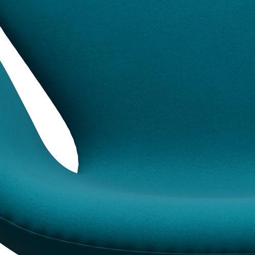 Fritz Hansen Swan Chair, Silver Grey/Comfort Turquoise (67002)