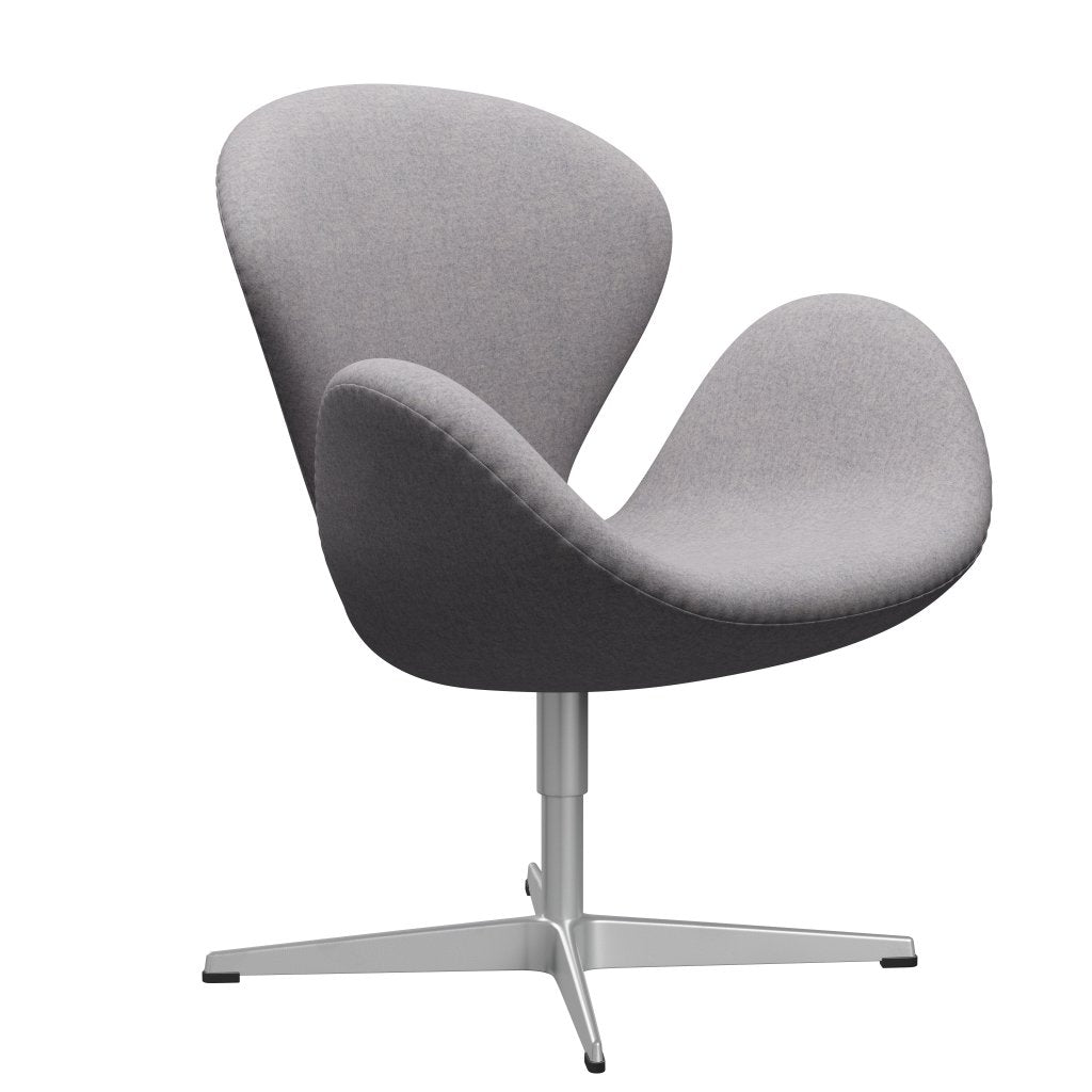 Fritz Hansen Swan Chair, Silver Grey/Divina MD Cool Light Grey