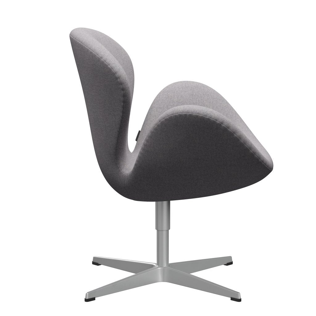 Fritz Hansen Swan Chair, Silver Grey/Divina MD Cool Light Grey