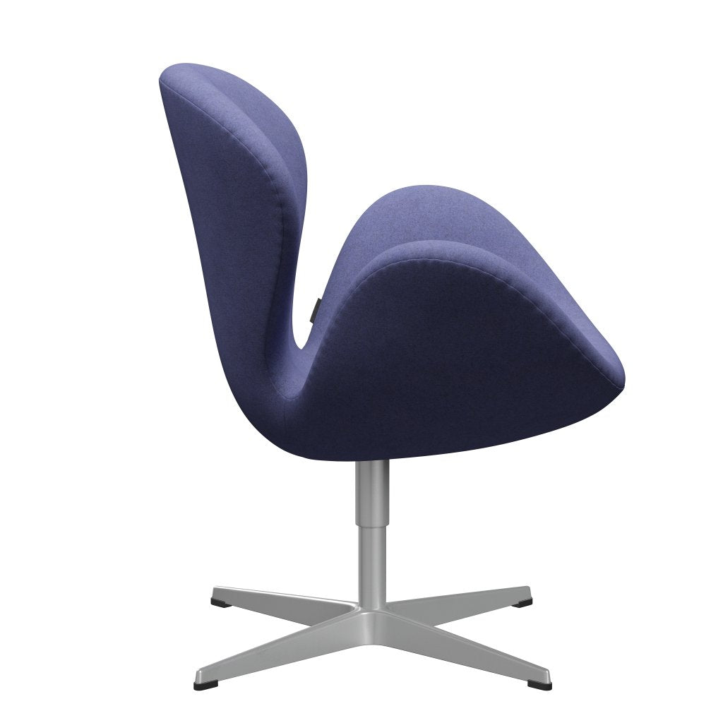 Fritz Hansen Swan Chair, Silver Grey/Divina Melange Light Purple