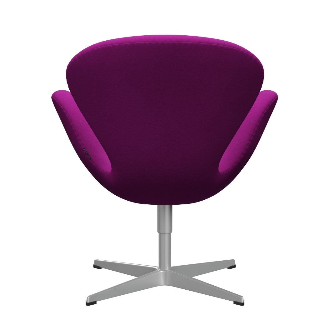 Fritz Hansen Swan Chair, Silver Grey/Divina Purple (666)