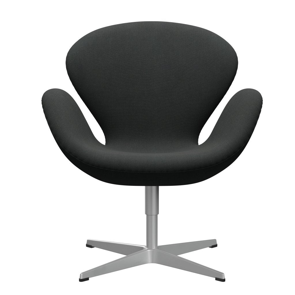 Fritz Hansen Swan Chair, Silver Grey/Fiord Charcoal Multi