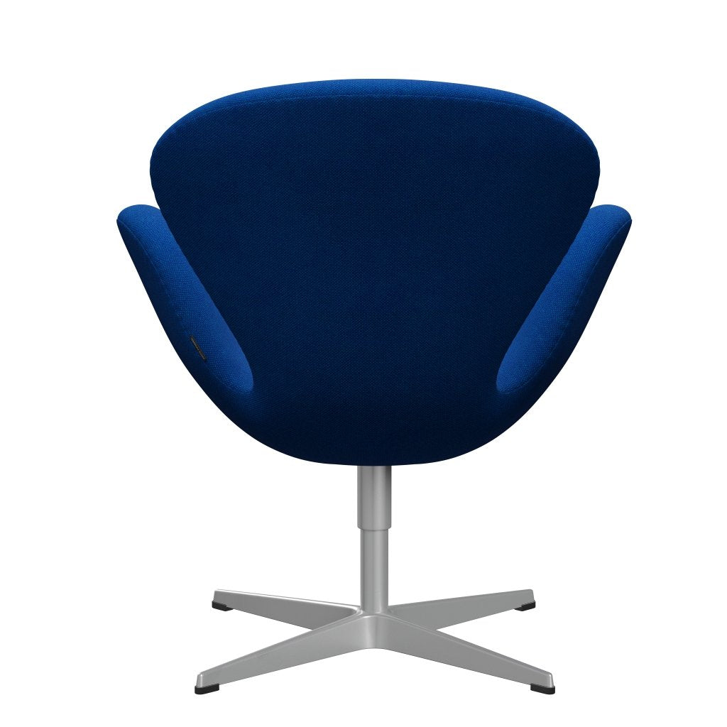 Fritz Hansen Swan Chair, Silver Grey/Hallingdal Blue/Light Turquise