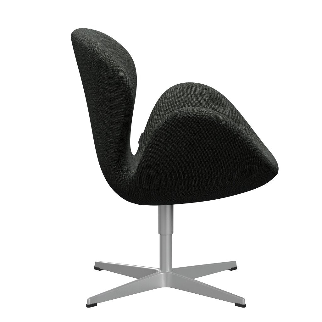 Fritz Hansen Swan Chair, Silver Grey/Hallingdal Black/Grey (368)