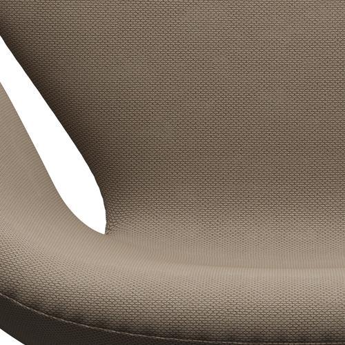 Fritz Hansen Swan-stol, silvergrå/omvilja beige/neutral