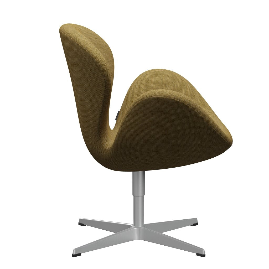 Fritz Hansen Swan-stol, silvergrå/omskull gyllene gul/naturlig