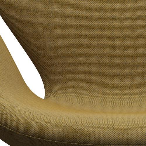 Fritz Hansen Swan-stol, silvergrå/omskull gyllene gul/naturlig