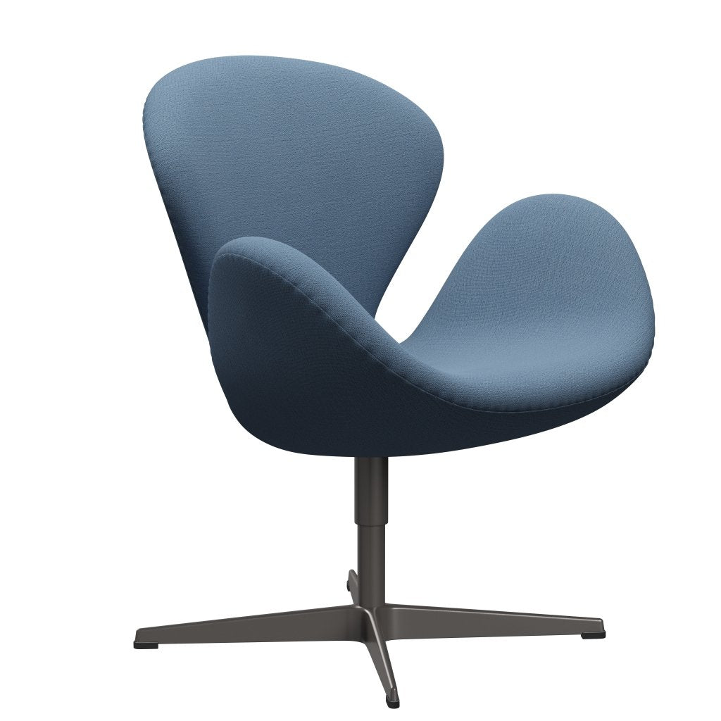 Fritz Hansen Swan Chair, Warm Graphite/Christianshavn Light Blue