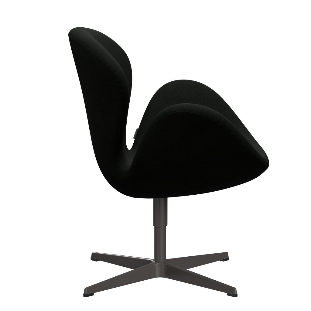 Fritz Hansen Swan -stol, varm grafit/komfort svart (60009)