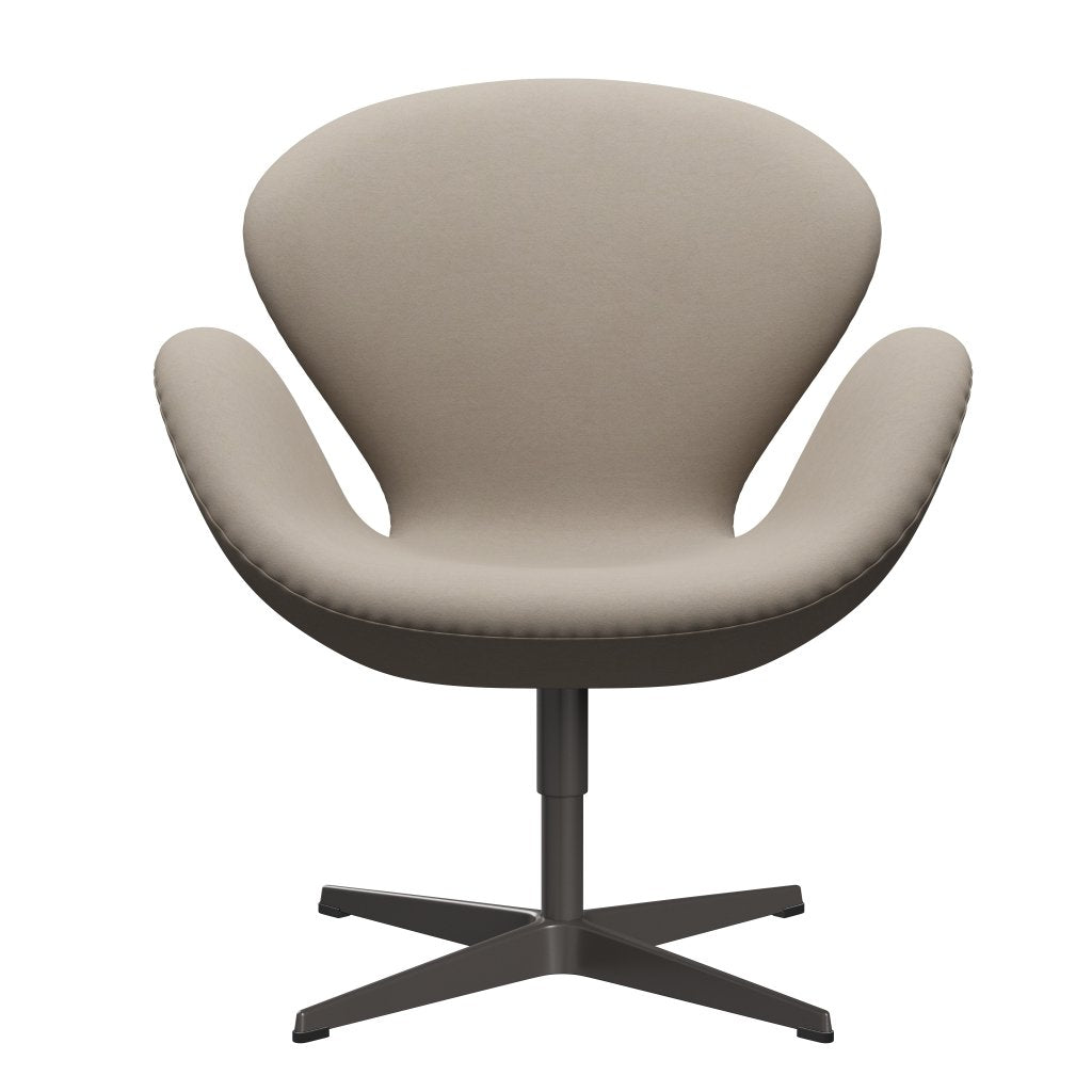 Fritz Hansen Swan Chair, Warm Graphite/Comfort White Grey