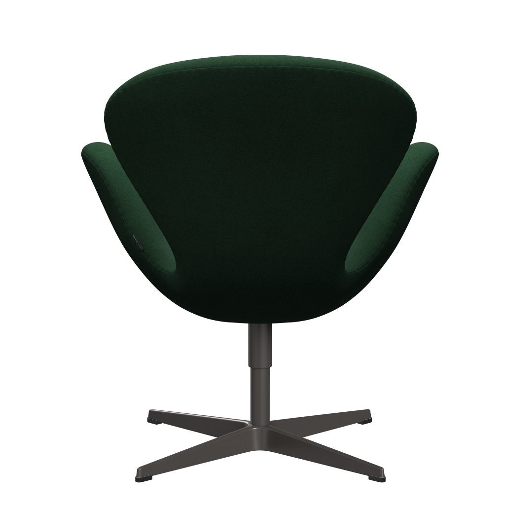 Fritz Hansen Swan Chair, Warm Graphite/Divina Dark Green (876)