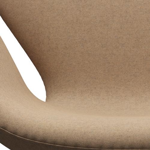 Fritz Hansen Swan Chair, Warm Graphite/Divina MD Cappuccino