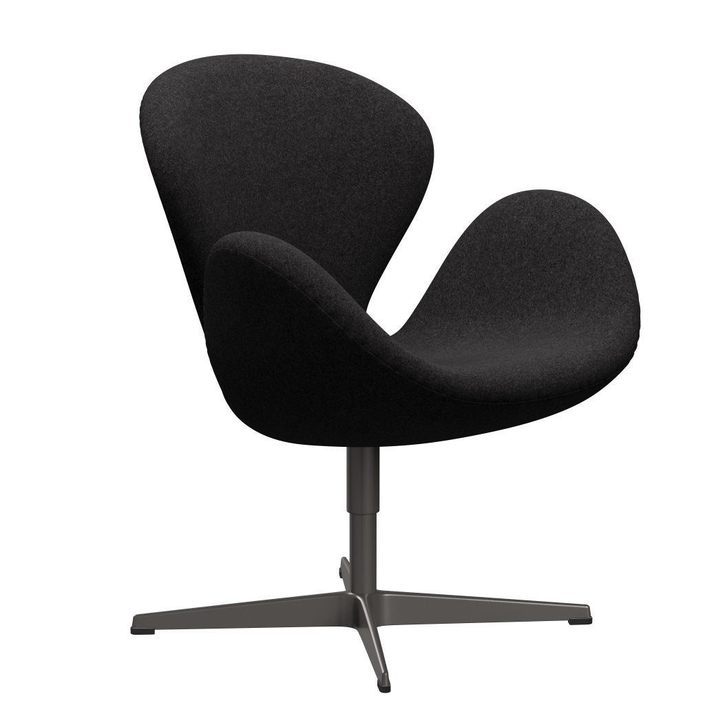 Fritz Hansen Swan Chair, Warm Graphite/Divina MD Dark Grey