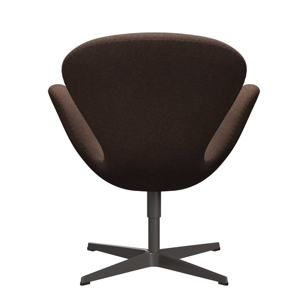 Fritz Hansen Swan Chair, Warm Graphite/Divina MD Hazelnut