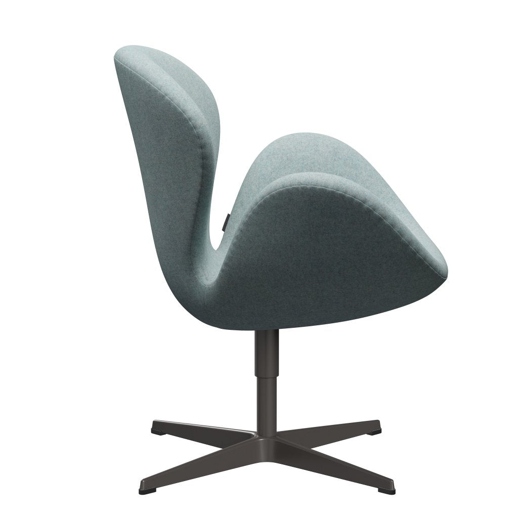 Fritz Hansen Swan Chair, Warm Graphite/Divina MD Mint