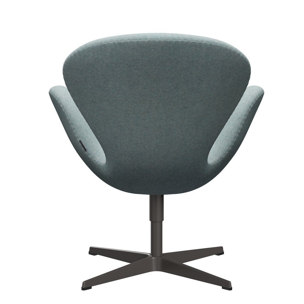 Fritz Hansen Swan Chair, Warm Graphite/Divina MD Mint