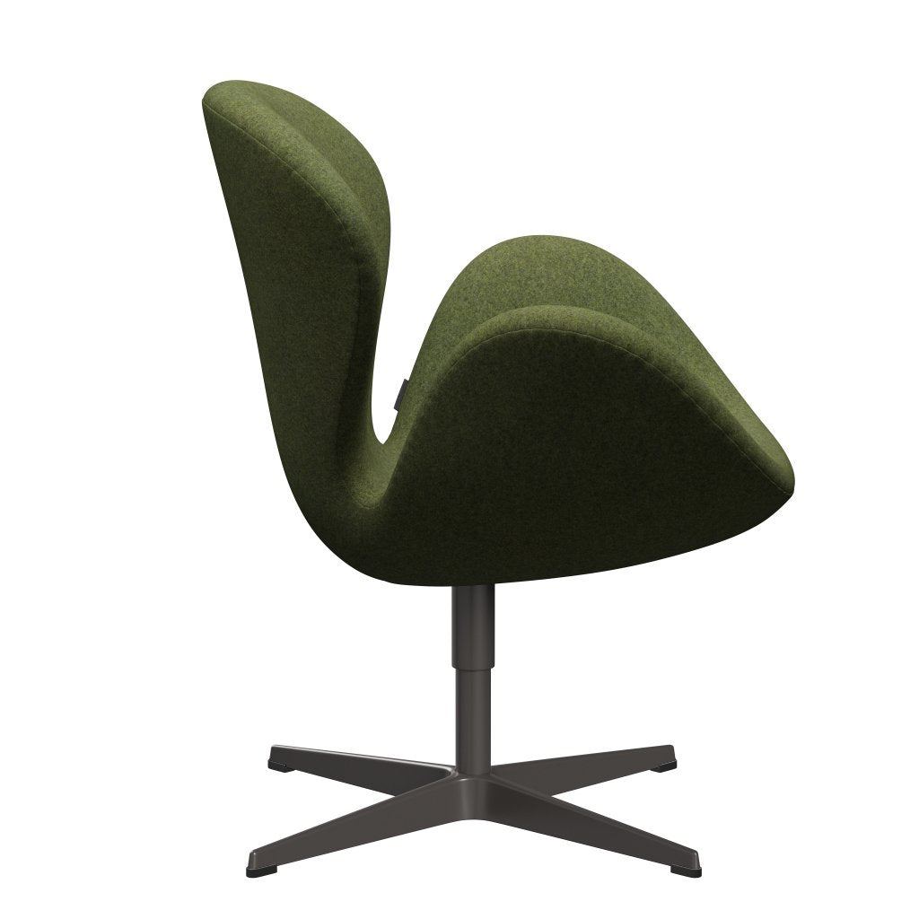 Fritz Hansen Swan Chair, Warm Graphite/Divina MD WinterGreen