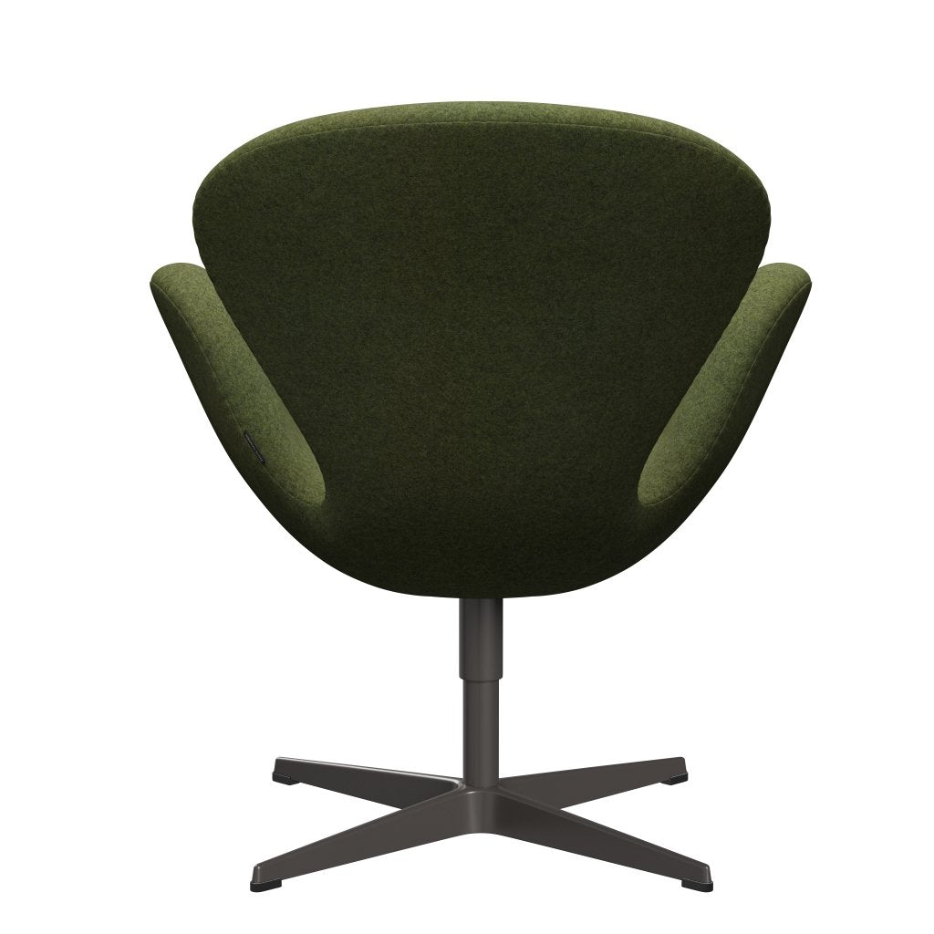 Fritz Hansen Swan Chair, Warm Graphite/Divina MD WinterGreen