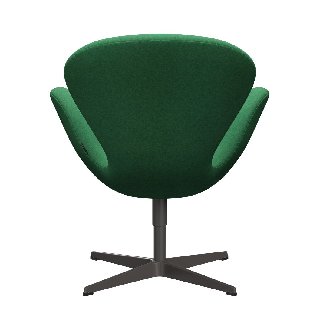 Fritz Hansen Swan Chair, Warm Graphite/Divina Melange Green