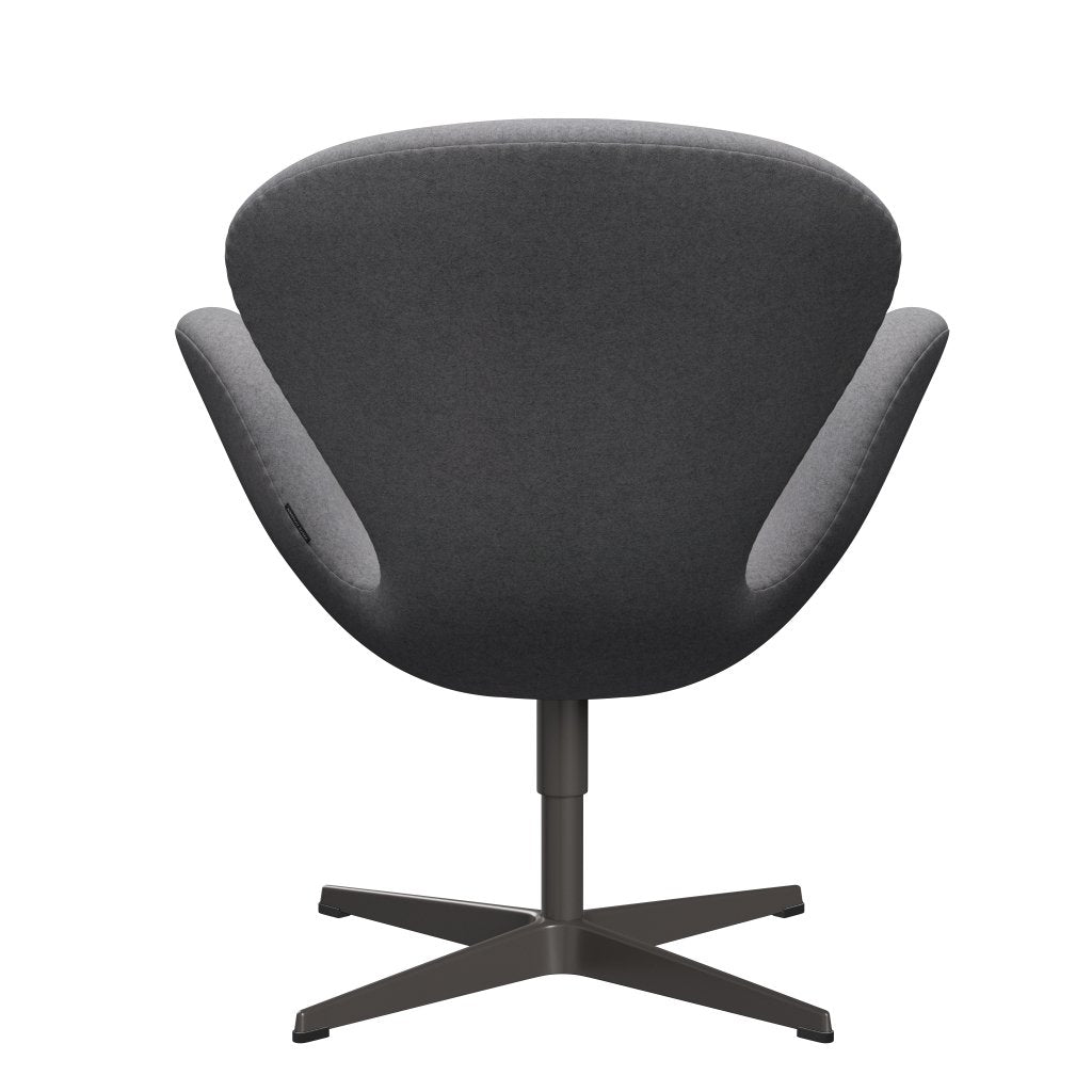 Fritz Hansen Swan Chair, Warm Graphite/Divina Melange Stone Grey