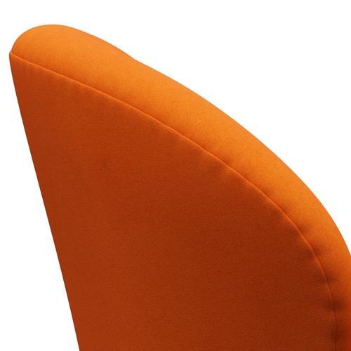Fritz Hansen Svanenstol, Warm Graphite/Divina Pastel Orange