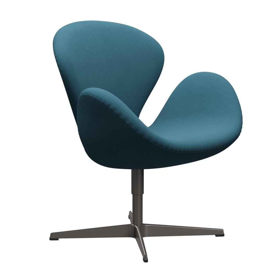 Fritz Hansen Swan Chair, Warm Graphite/Fame Blue Green