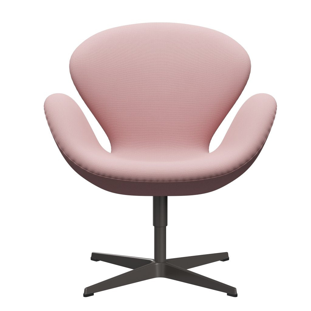 Fritz Hansen Swan Chair, Warm Graphite/Fame Hot Pink