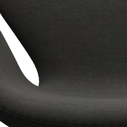 Fritz Hansen Swan -stol, varm grafit/fiord svart/brun