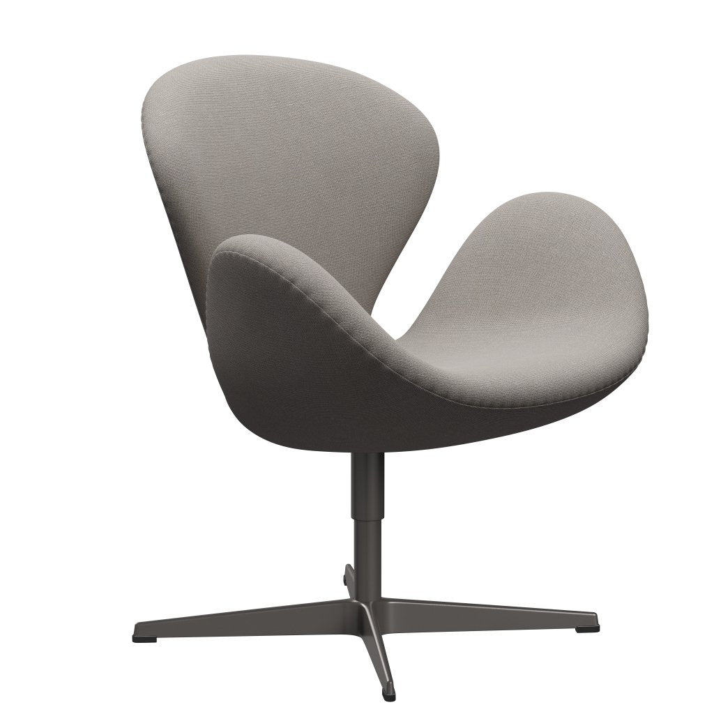 Fritz Hansen Swan Chair, Warm Graphite/Hallingdal Light Grey (113)