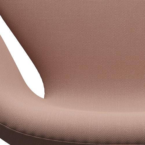 Fritz Hansen Swan -stol, varm grafit/stålkutljus beige/ljusröd