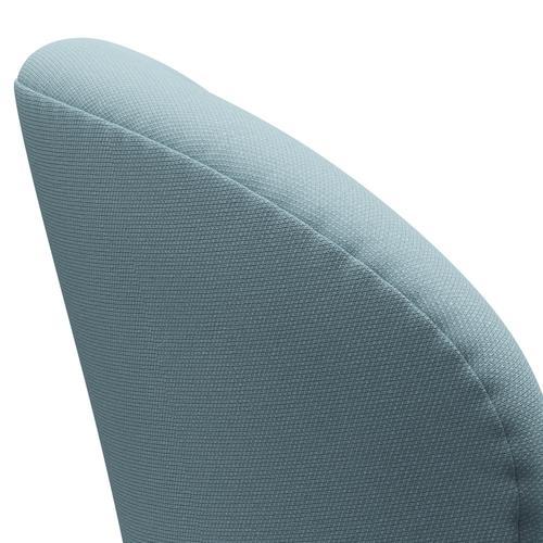Fritz Hansen Swan -stol, varm grafit/steelcut pastellblå