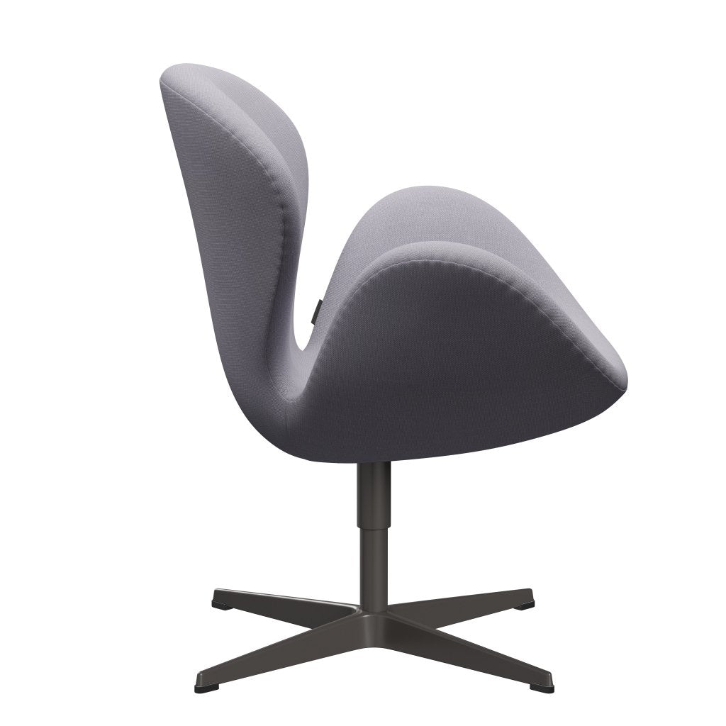Fritz Hansen Swan -stol, varm grafit/stålcut ljus silvergrå