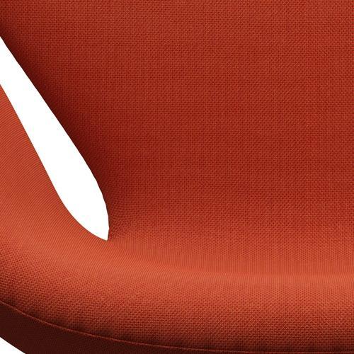 Fritz Hansen Swan Chair, Warm Graphite/Steelcut Trio Orange